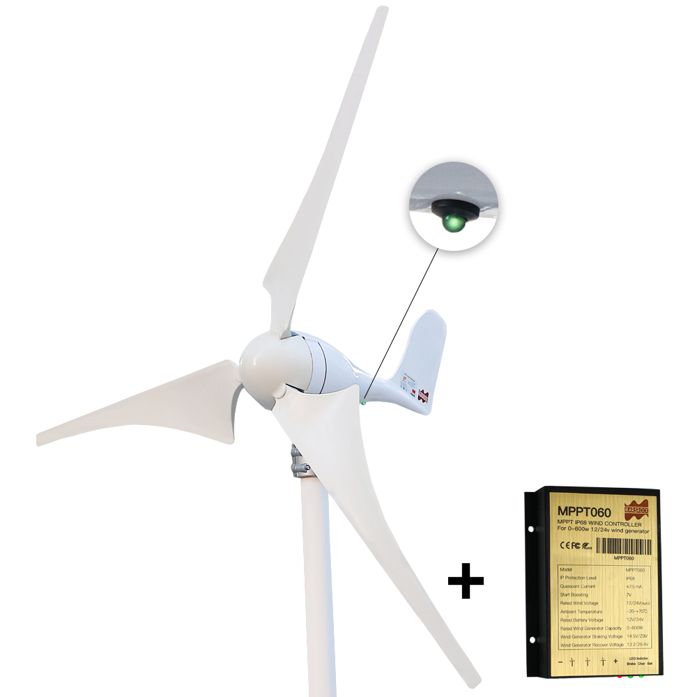 Wind Turbine 400W 12V - Generator Turbin Angin 12V 24V 400W