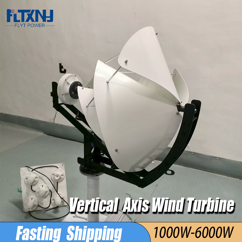 Wind Turbine 1000W 24V - Turbin Angin Maglev Sumbu Vertikal 1000W