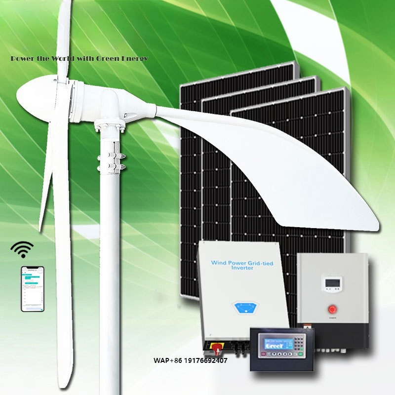 Horizontal Wind Turbine 10Kw - Turbin Angin Atap Rumah Tangga 3KW