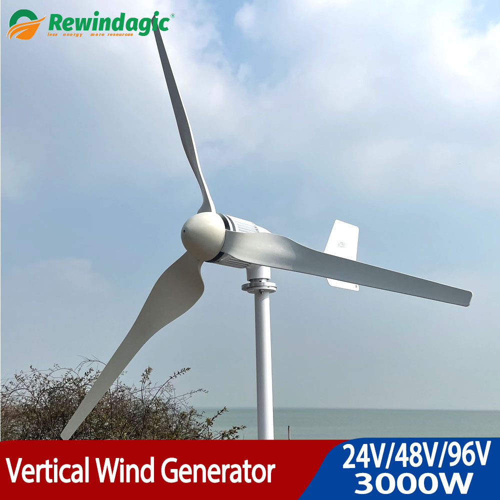 Wind Turbine 5000W 48V - Sumber Energi Generator Listrik 24v 48v