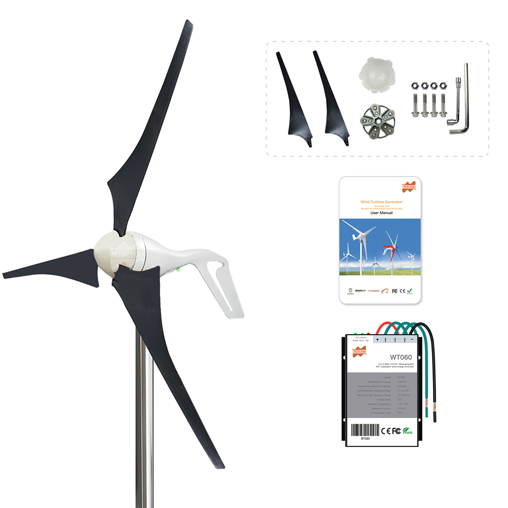 Wind Turbine 400W 12V - Generator turbin angin 3 atau 5