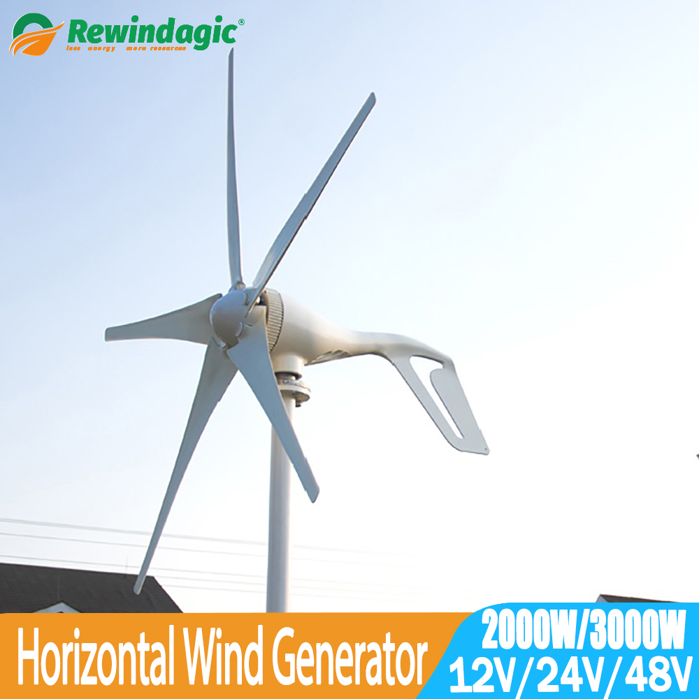Wind Turbine Charge Controller Mppt 12V 24V - Generator Turbin Angin 2000W 3000W 12V