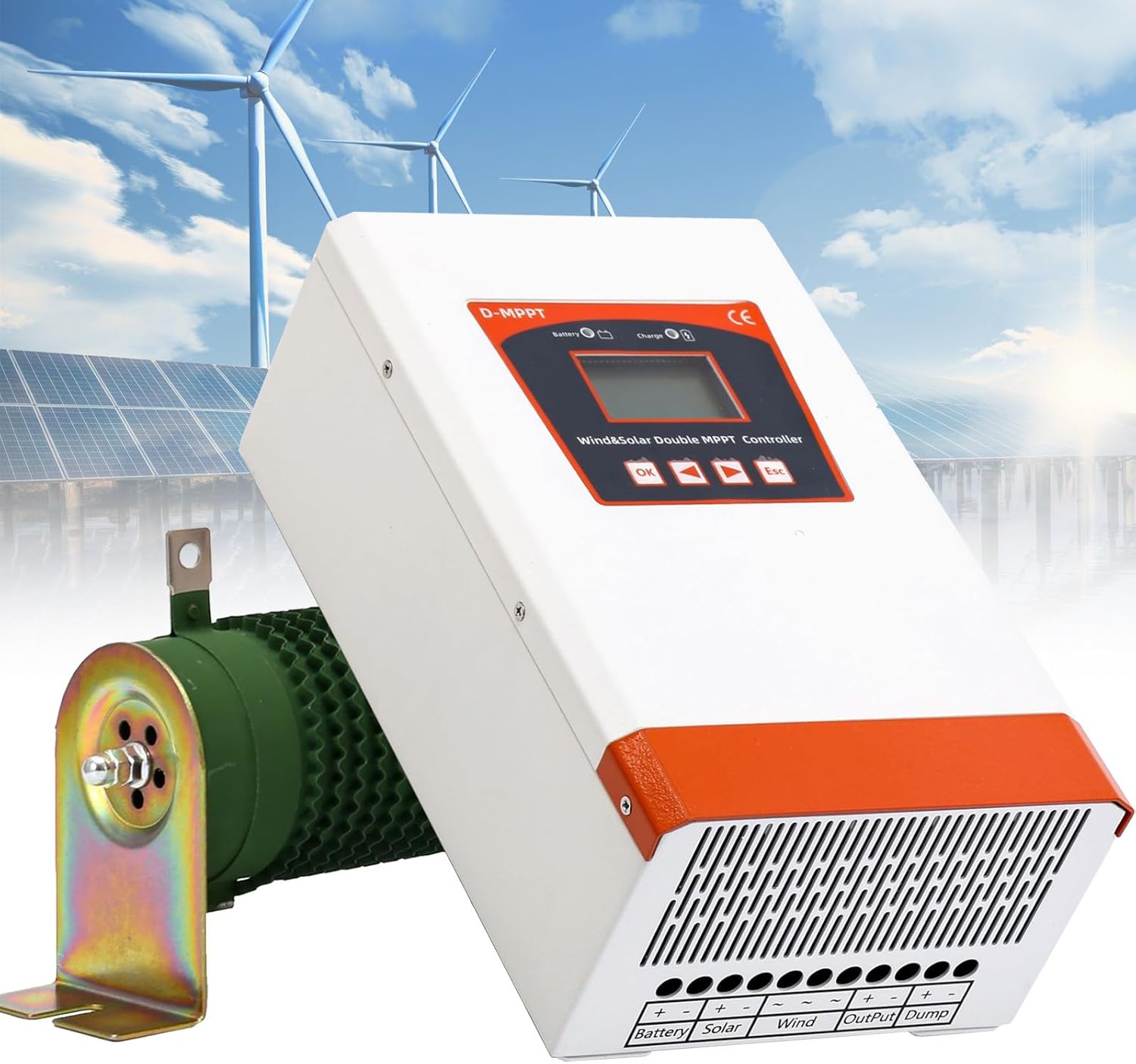 Wind Turbine 5000W 48V - Pengontrol Hibrida Tenaga Surya dan Angin