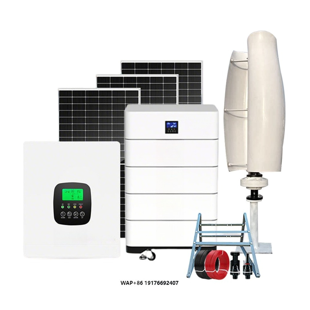 Wind Turbine 48V 5Kw Off Grid - Sistem Turbin Angin Surya Hibrida Off