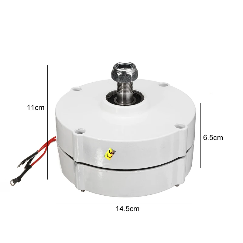 Wind Generator Permanent Magnet 3 Phase - Motor Generator Turbin Angin 12V 24V