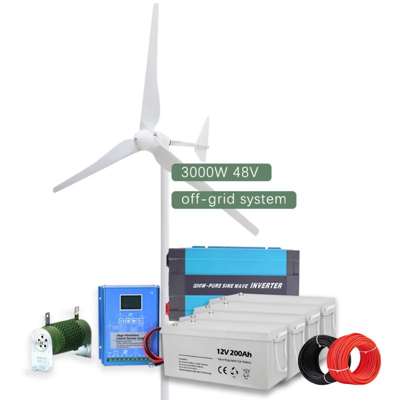 Wind Turbine 48V 5Kw Off Grid - Turbin Angin 3kw 5kw 10kw 12v