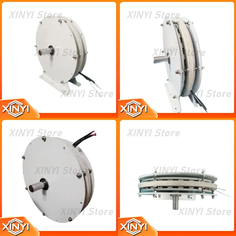 Vertical Axis Wind Turbine 3000W - Generator Cakram Tanpa Inti 3000W dengan