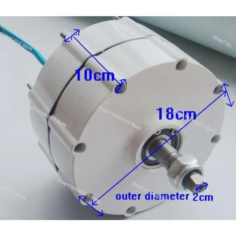 Generator 100W-500W Kecepatan  - Wind Turbine 12V 100W Diy ulasan dan harga