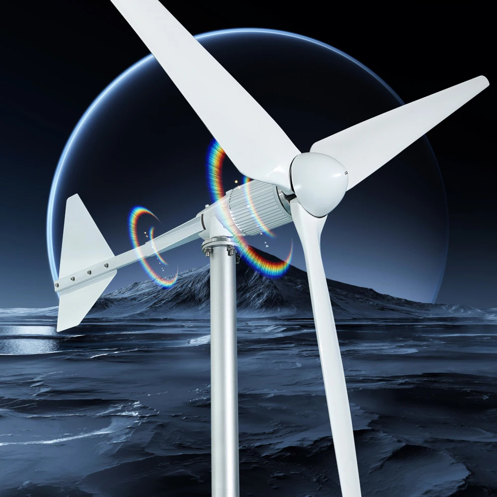 Turbin Angin 10KW Buatan Cina  - Horizontal Wind Turbine 10Kw ulasan dan harga