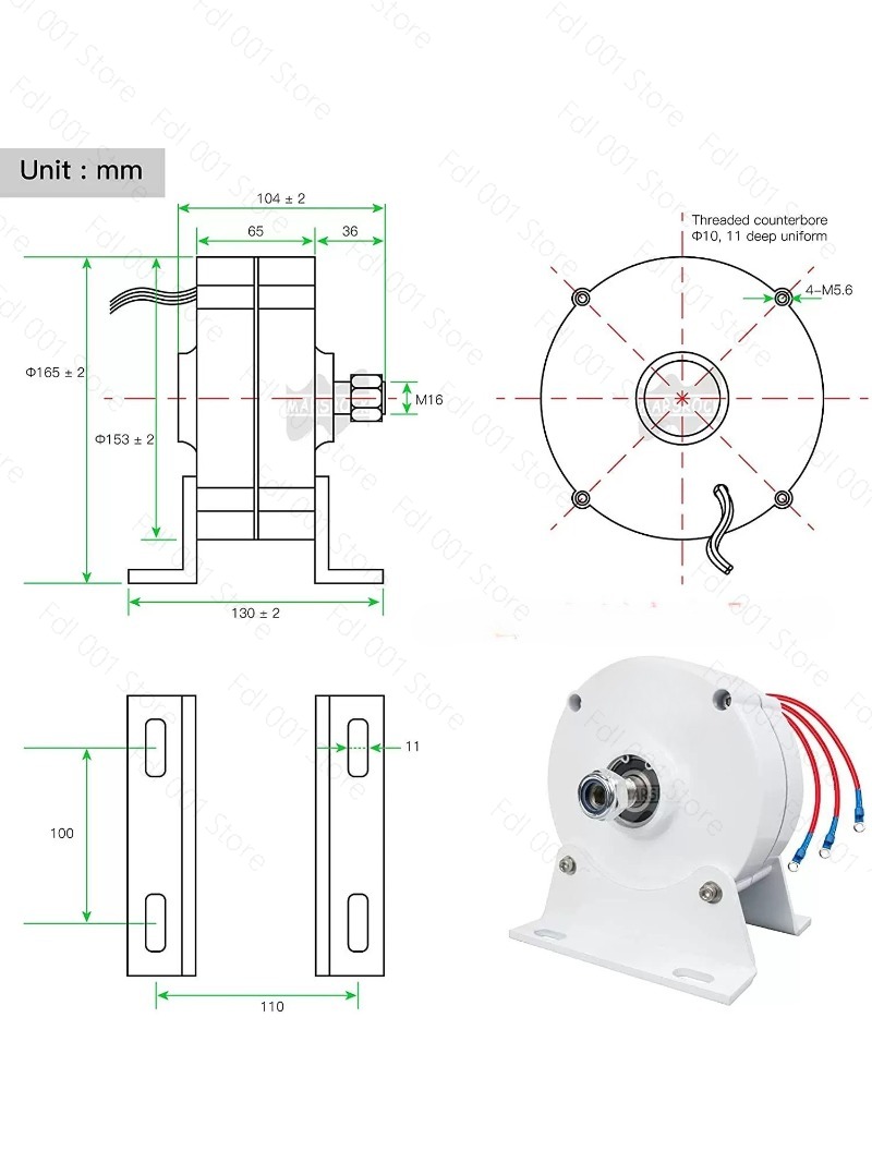 Generator Magnet Permanen 2026 - Wind Generator Permanent Magnet 3 Phase ulasan dan harga