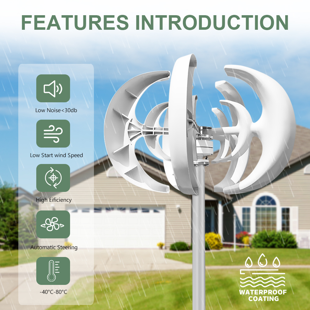 Pengiriman cepat turbin angin  - Wind Turbine 5000W 48V ulasan dan harga