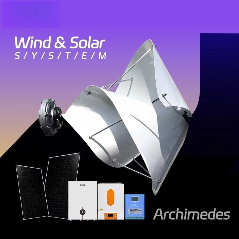 Sistem Pembangkit Hibrida Kinc - Horizontal Wind Turbine 10Kw ulasan dan harga