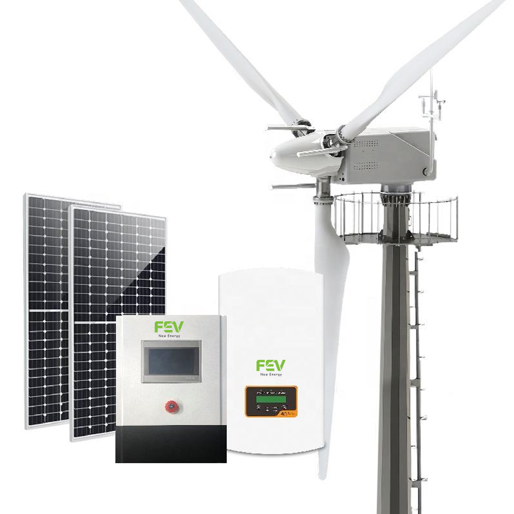 Sistem Turbin Angin Surya Hibr - Wind Turbine 48V 5Kw Off Grid ulasan dan harga