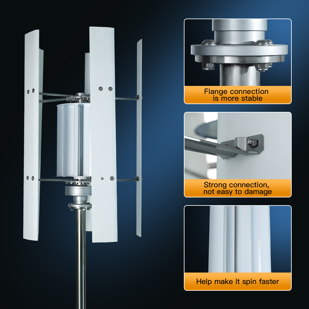 SMARAAD turbin angin vertikal  - Vertical Axis Wind Turbine 3000W ulasan dan harga