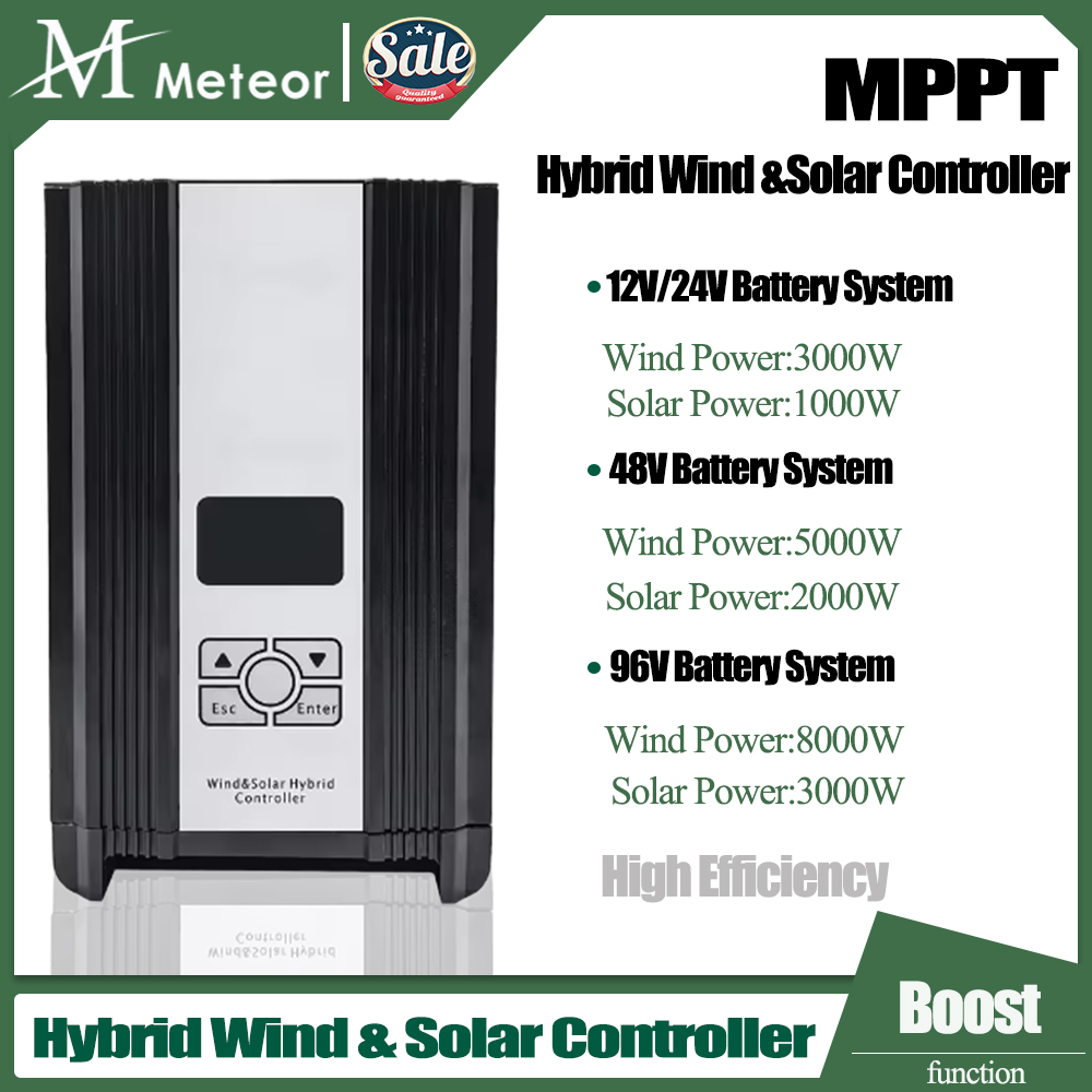 Sistem Hibrida Angin dan Surya - Wind Solar Hybrid Controller 48V ulasan dan harga