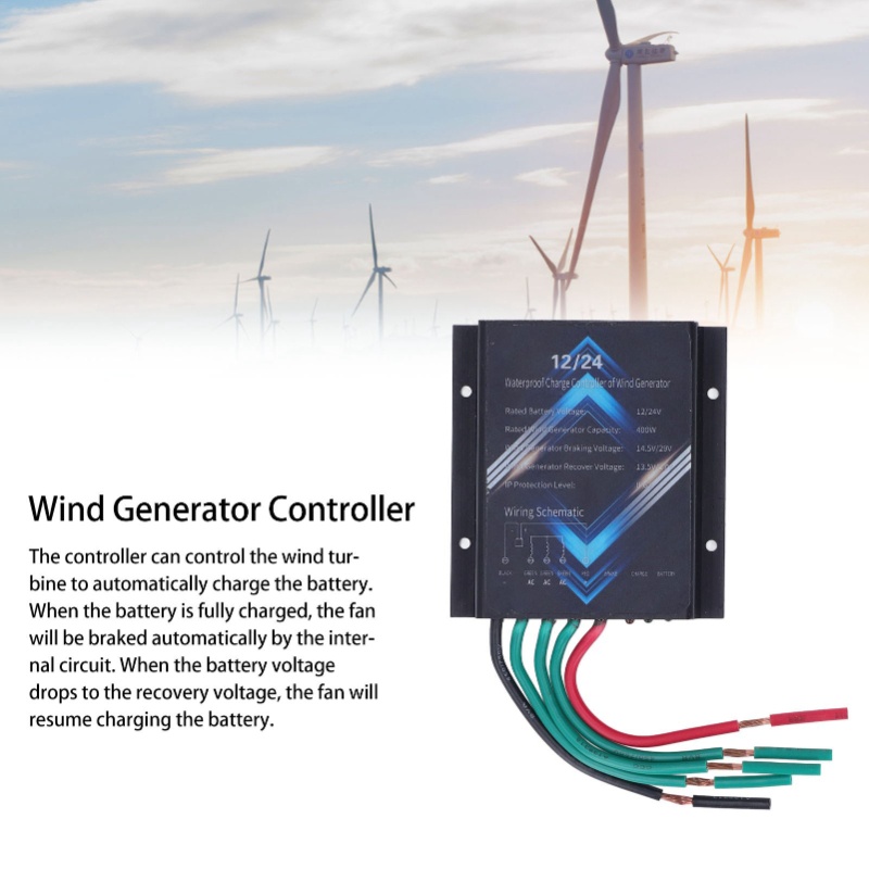 Pengontrol Generator Angin Pad - Wind Turbine 400W 12V ulasan dan harga