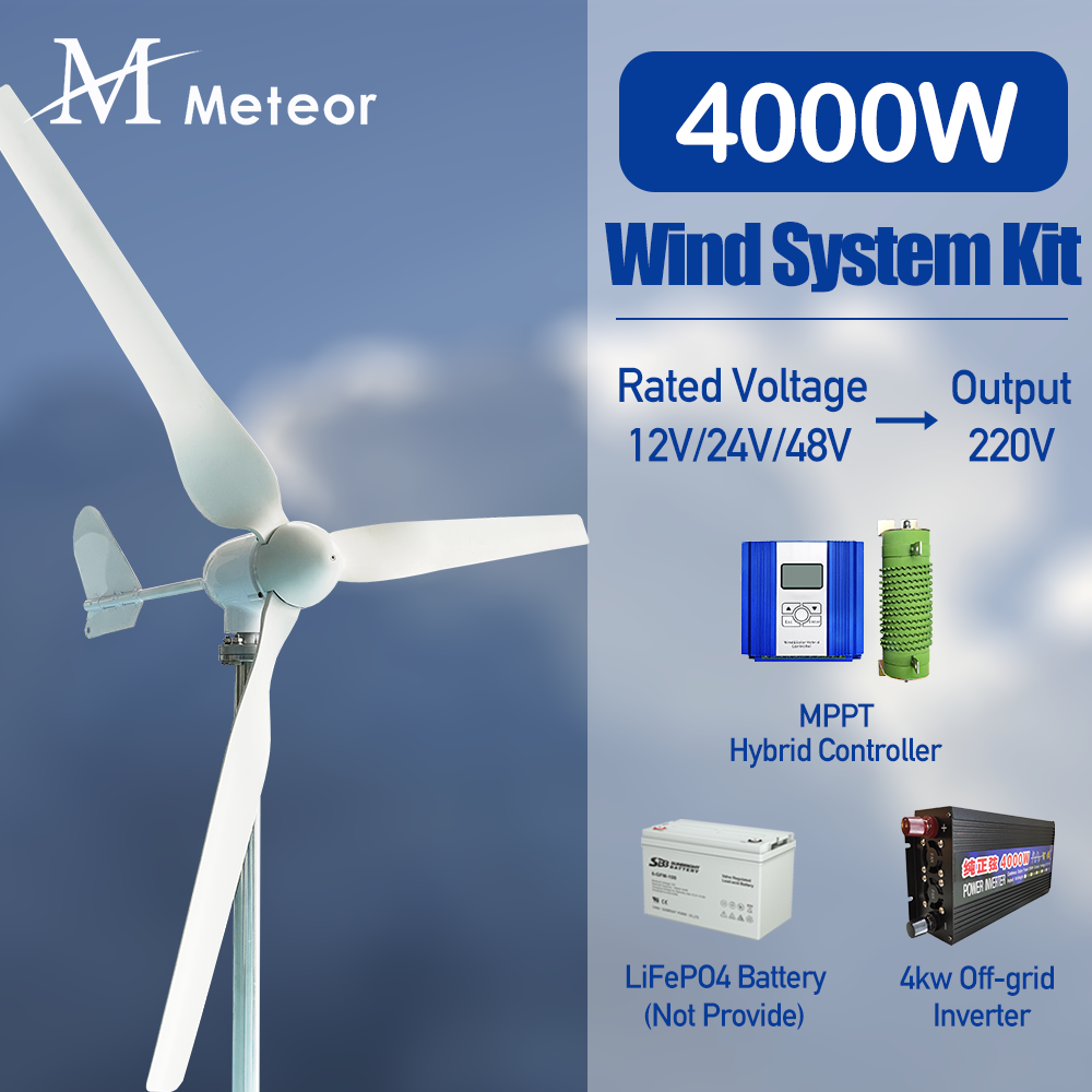 Generator turbin angin daya ti - Wind Turbine 5000W 48V ulasan dan harga