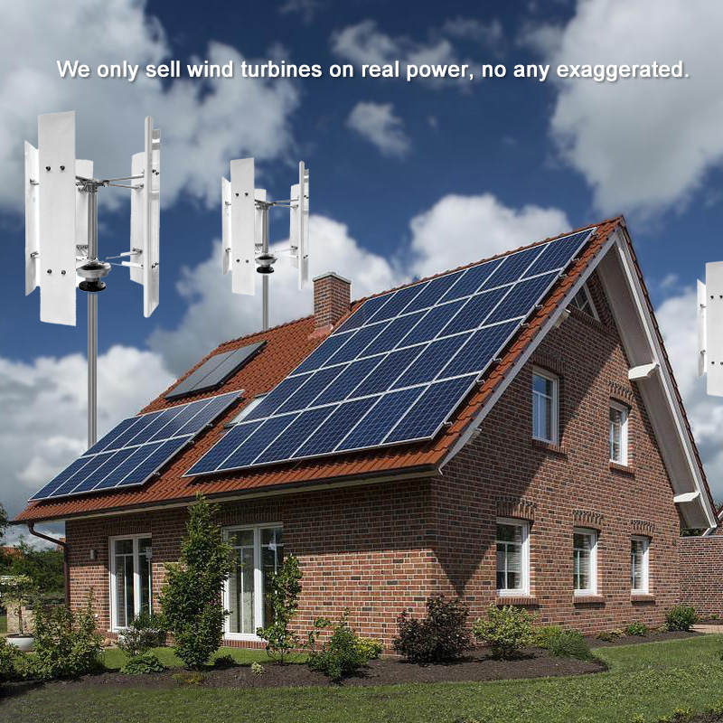 Sistem Hibrida Tenaga Surya da - Wind Turbine 48V 5Kw Off Grid ulasan dan harga