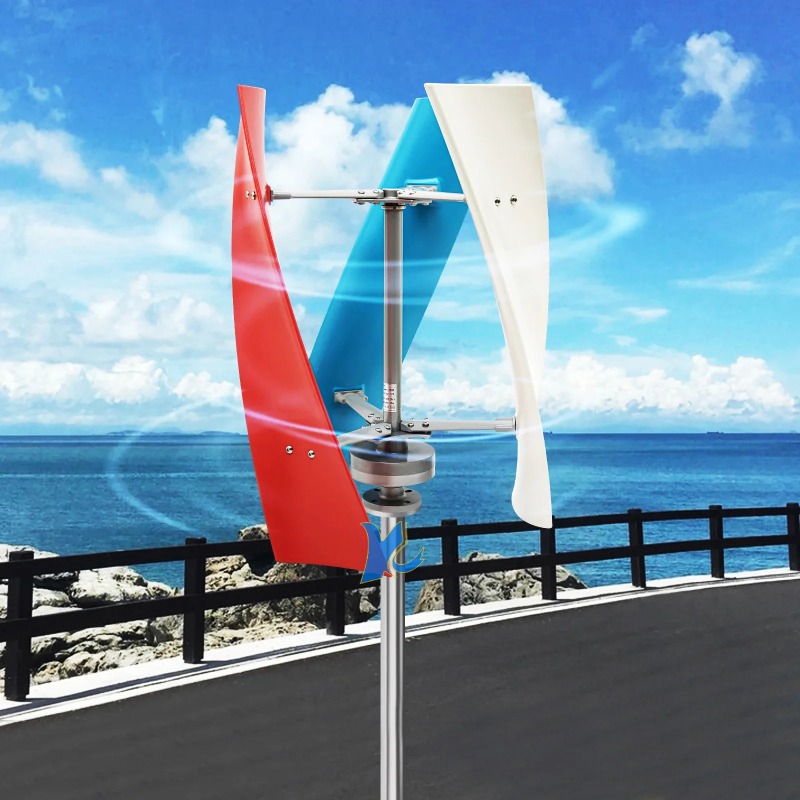 Turbin Angin Sumbu Vertikal Ho - Vertical Axis Wind Turbine 3000W ulasan dan harga
