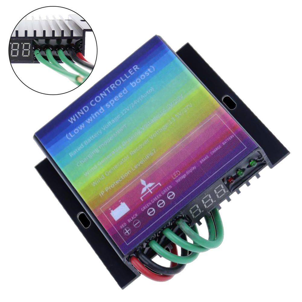 Pengontrol Generator Turbin An - Wind Turbine Charge Controller Mppt 12V 24V ulasan dan harga