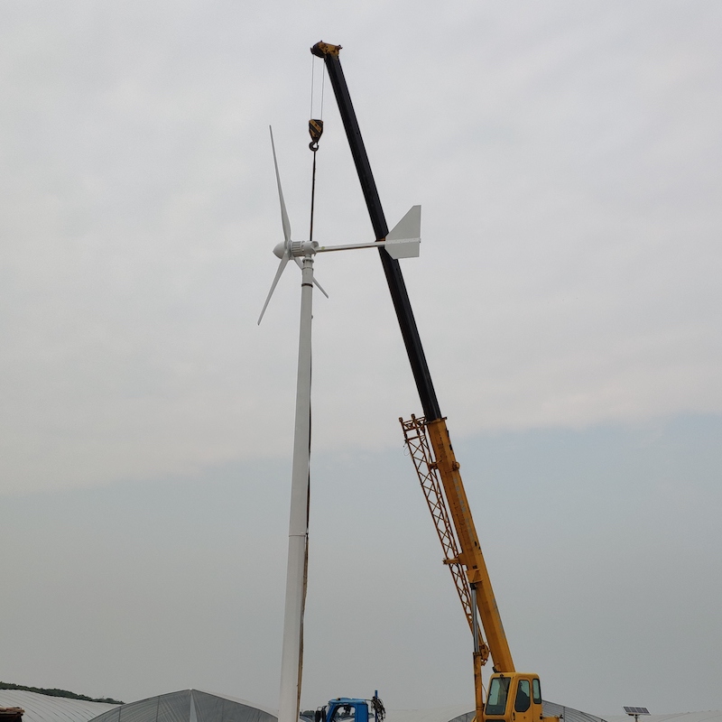 Generator Angin Bersertifikat  - Horizontal Wind Turbine 10Kw ulasan dan harga