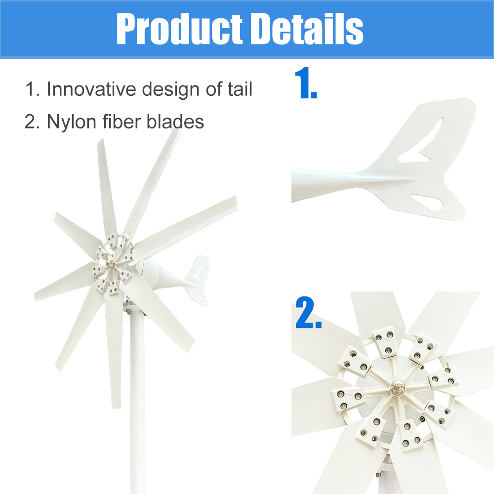 Generator daya turbin angin 20 - Wind Turbine Generator Kit 2000W ulasan dan harga