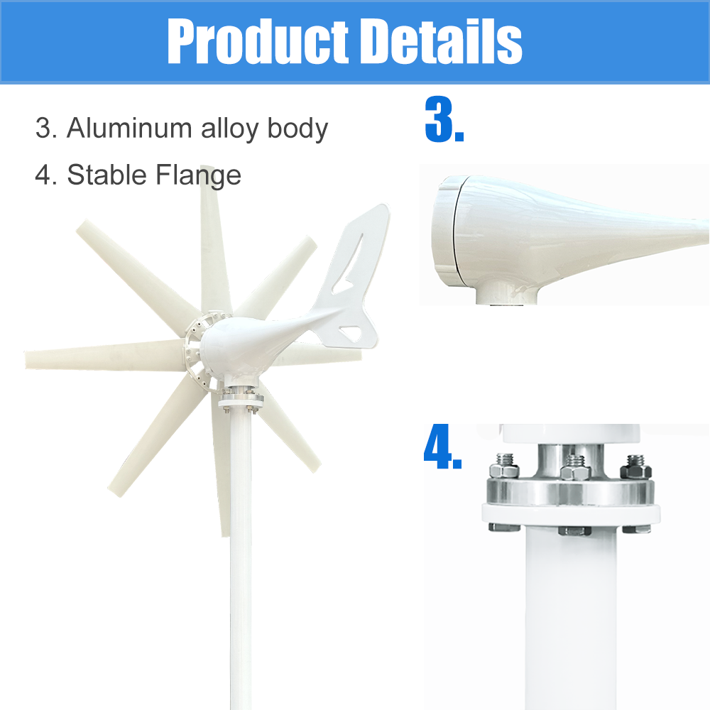 Generator daya turbin angin 20 - Wind Turbine Generator Kit 2000W ulasan dan harga