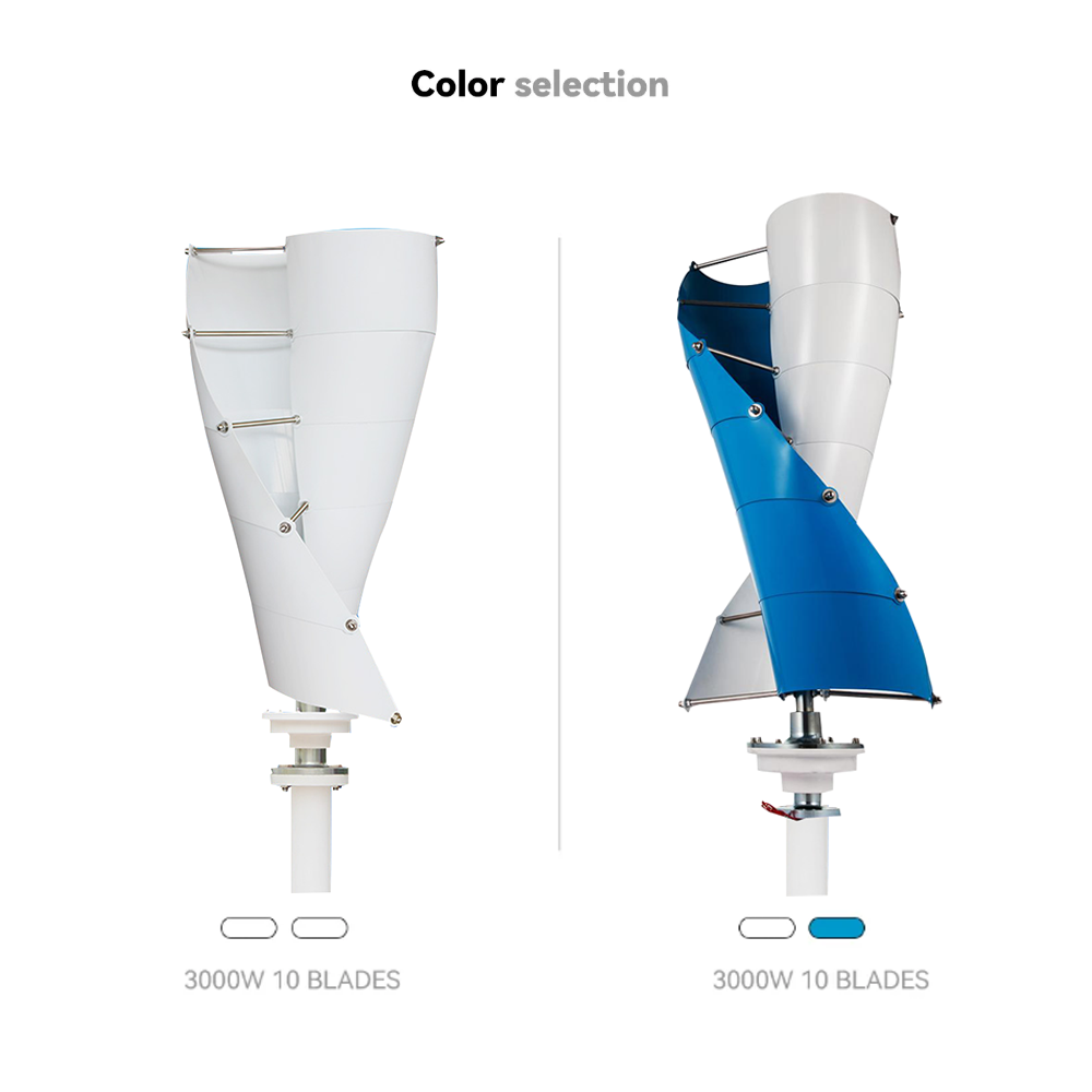 Turbin Angin Sumbu Vertikal 30 - Vertical Axis Wind Turbine 3000W ulasan dan harga