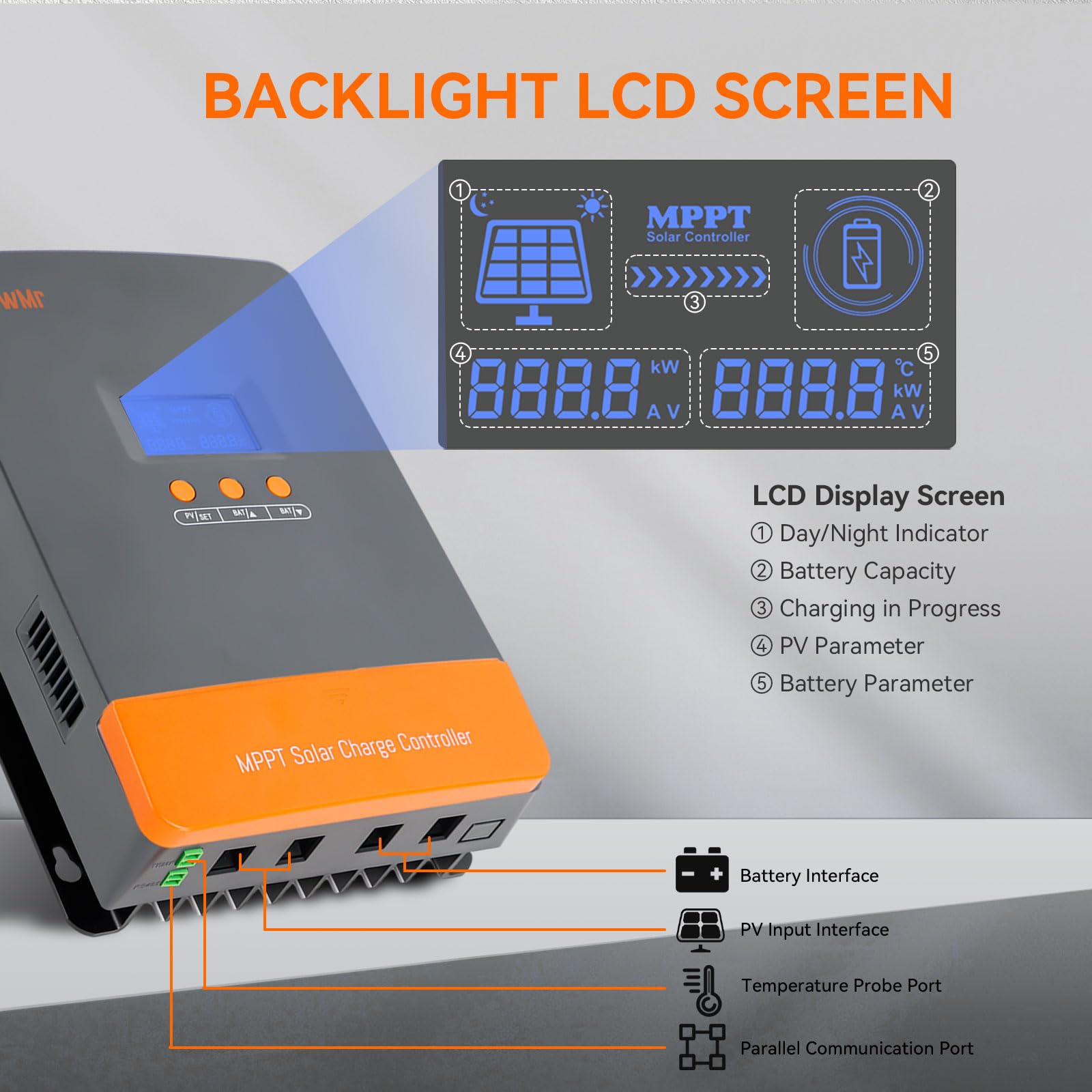 PowMr 100A MPPT Solar Charge C - Wind Solar Hybrid Controller 48V ulasan dan harga