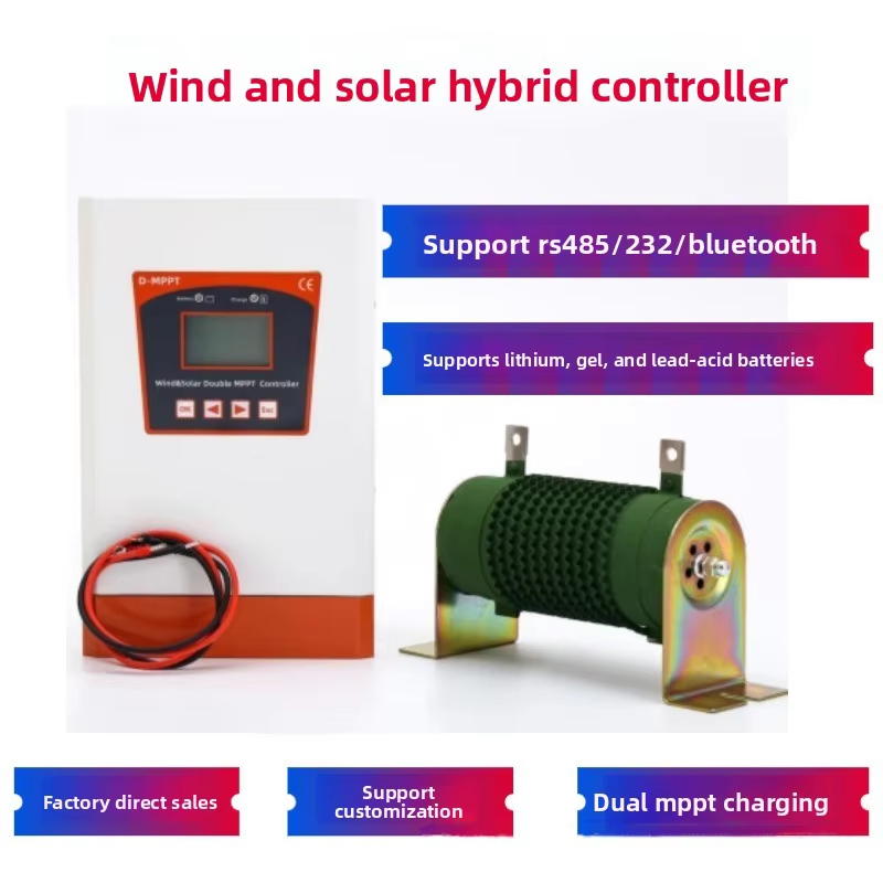 Pengontrol Pengisian Daya Sist - Wind Solar Hybrid Controller 48V ulasan dan harga