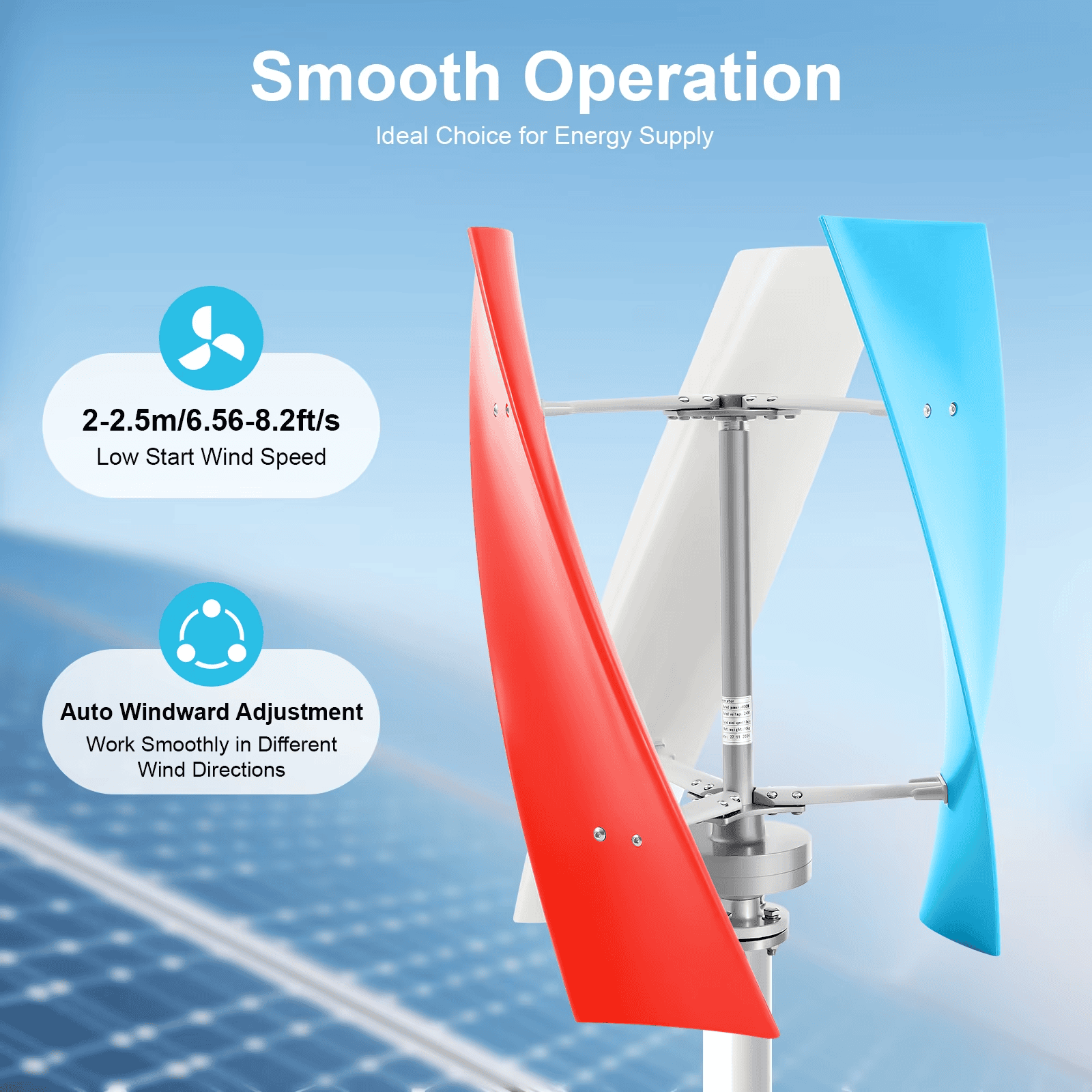 Generator Turbin Angin Vertika - Wind Turbine 400W 12V ulasan dan harga