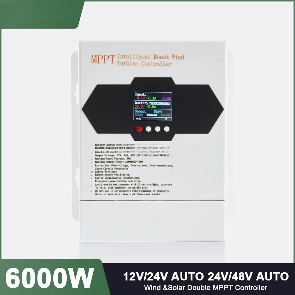 Pengontrol Pengisian Panel Sur - Wind Turbine Charge Controller Mppt 12V 24V ulasan dan harga