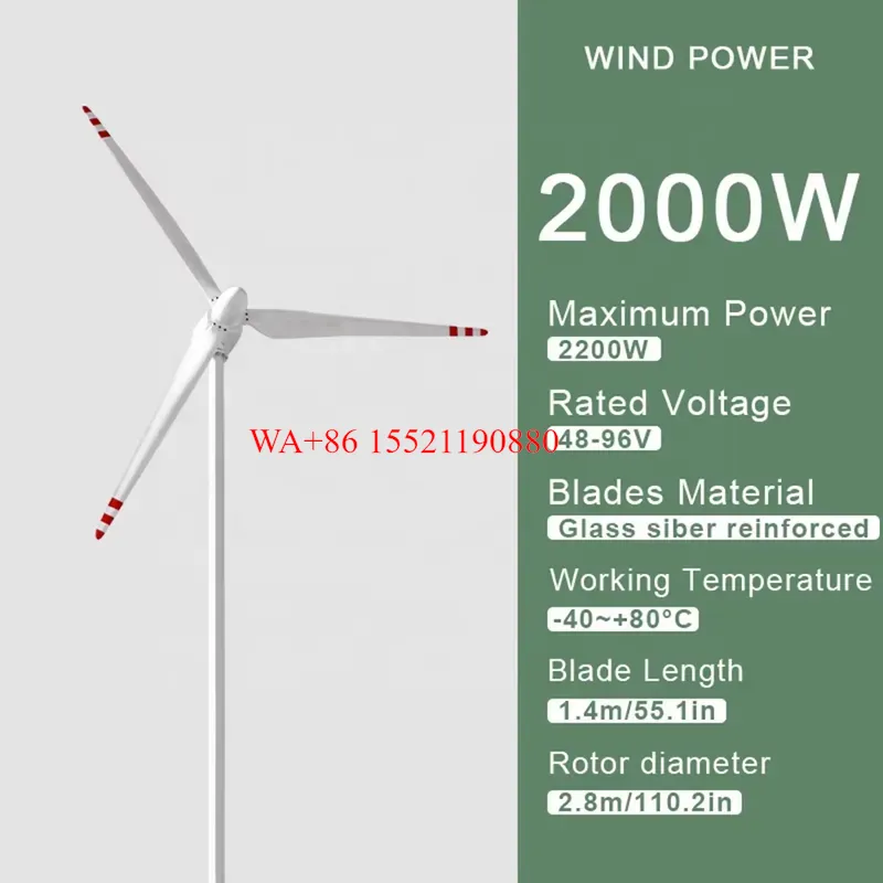 WMWMNU untuk Generator Turbin  - Horizontal Wind Turbine 10Kw ulasan dan harga