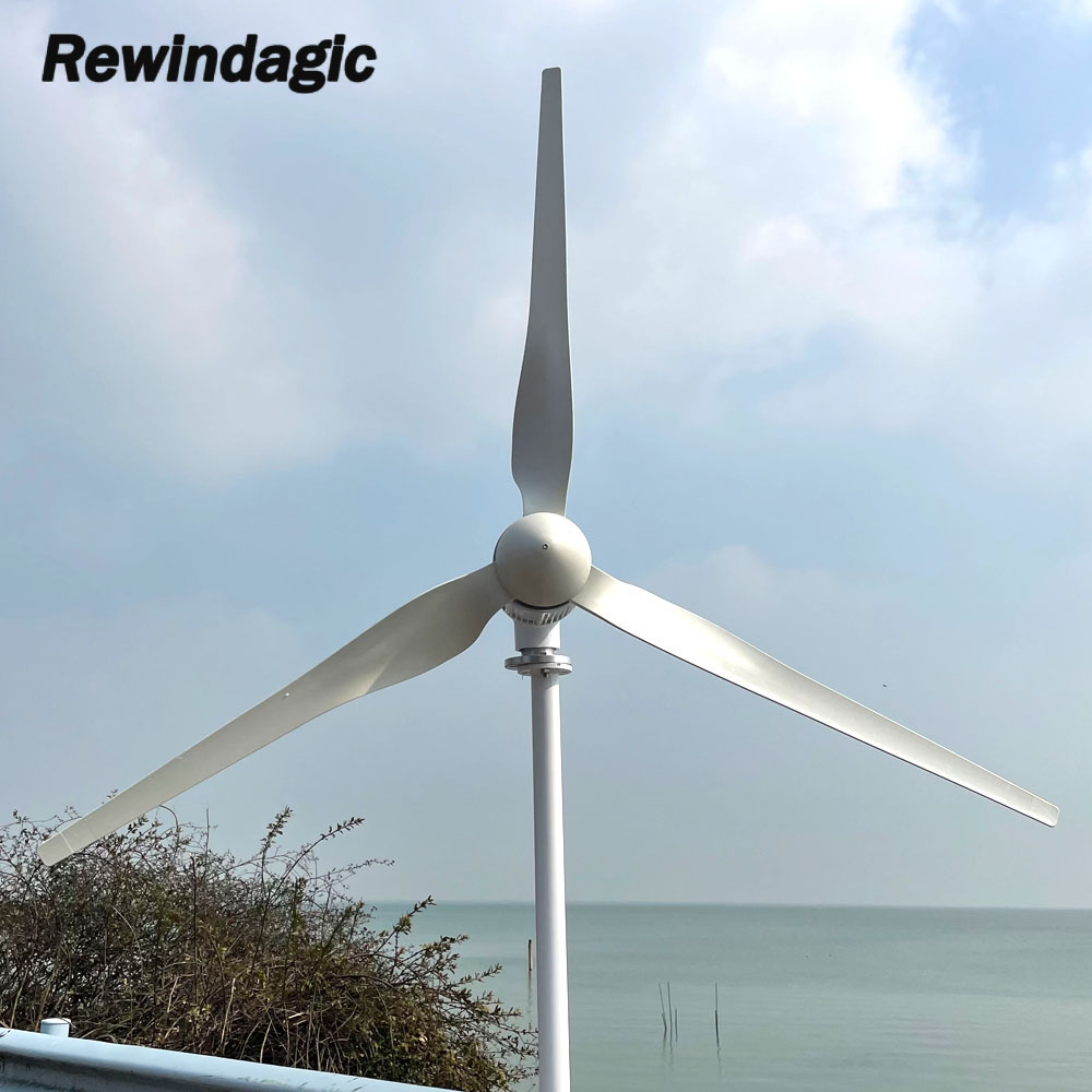 Generator Turbin Angin Pabrik  - Wind Turbine 5000W 48V ulasan dan harga