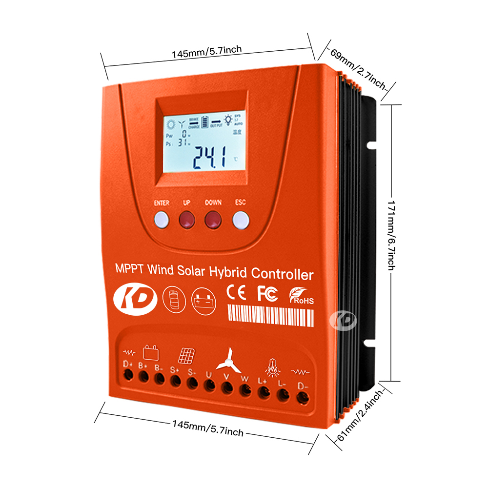 Pengontrol Daya Hibrida Angin  - Wind Solar Hybrid Controller 48V ulasan dan harga
