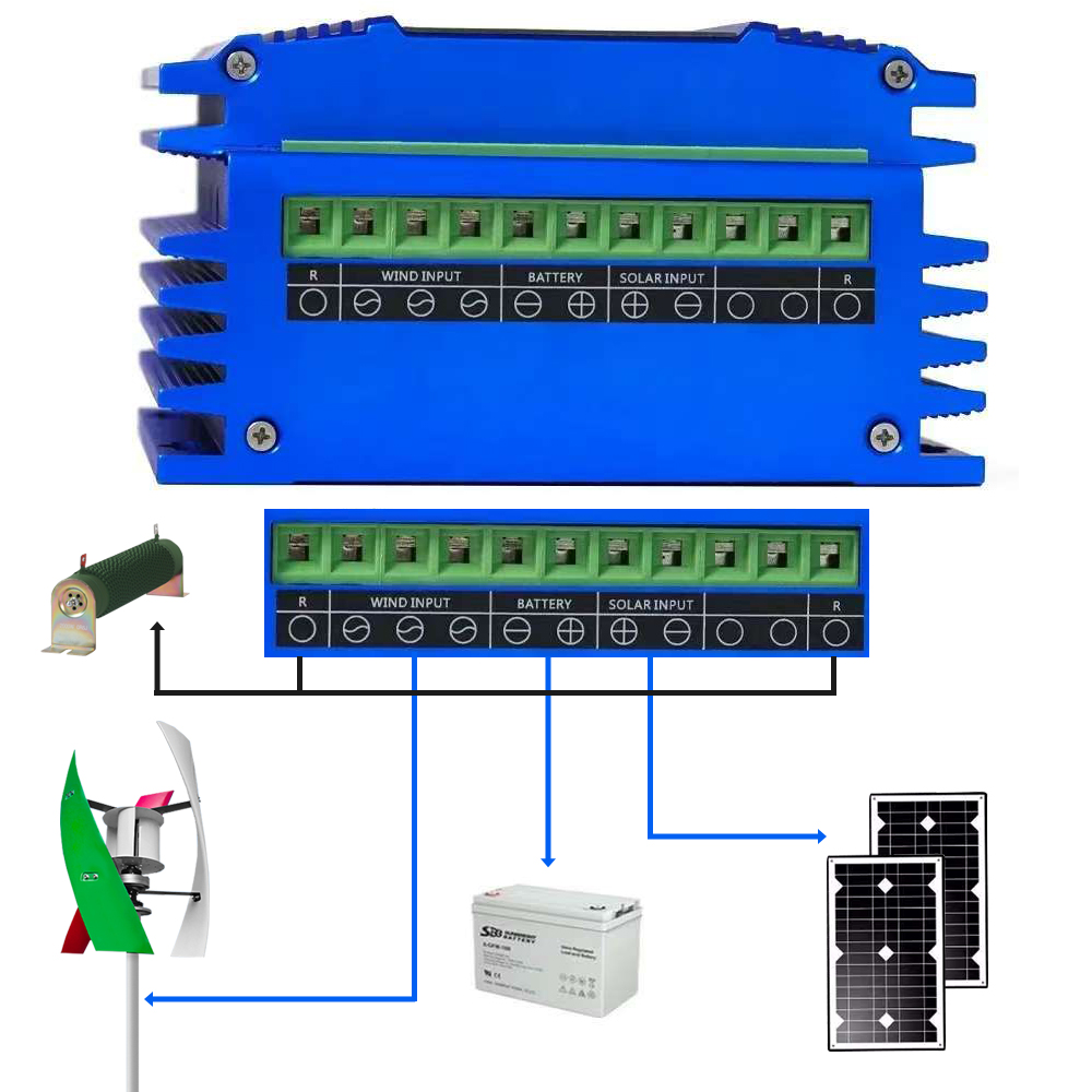 Max Wind 3000W & Solar 2000W M - Wind Solar Hybrid Controller 48V ulasan dan harga