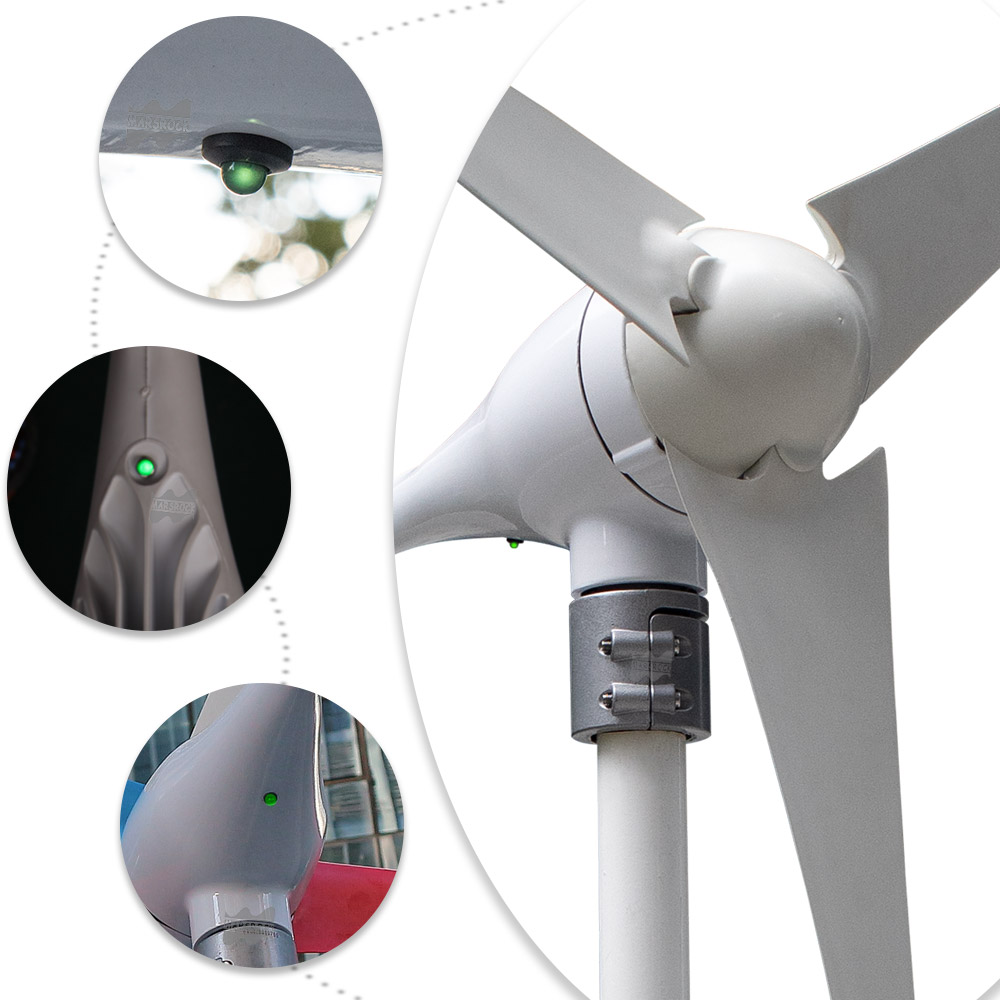 Kualitas Tinggi AC 12V 24V 400 - Wind Turbine 400W 12V ulasan dan harga