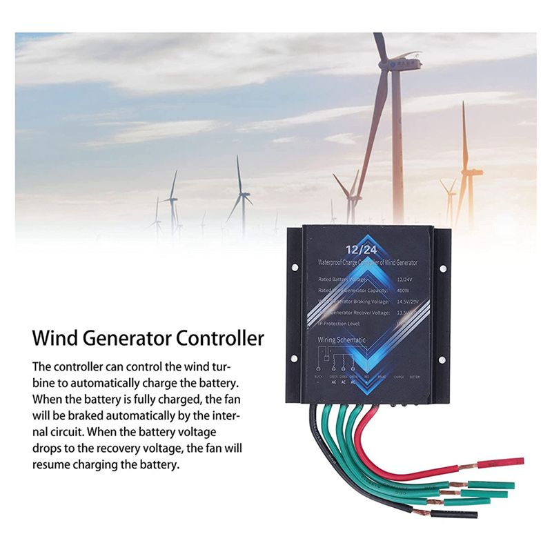 A55F-400W 12V 24V Pengontrol G - Wind Turbine 400W 12V ulasan dan harga